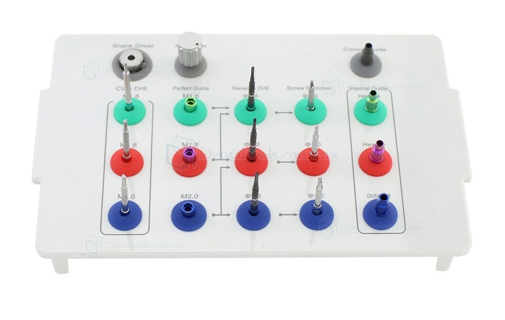 Kit Universal para Extracci&oacute;n de Tornillos Fracturados en Implantes Dentales